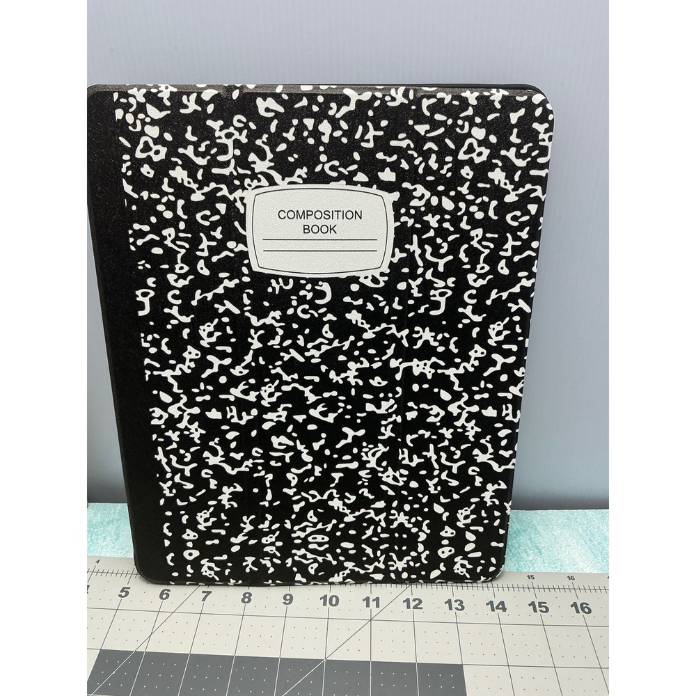 Soke Case for iPad Air 13 Inch M2 2024 Composition Notebook Folio Cover Black‎
